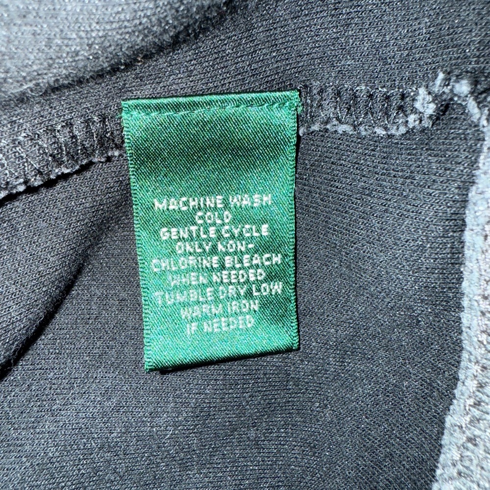Lauren Ralph Lauren Hooded Drawstring Jacket Womens Large Gray Full Zip Up - Picture 15 of 15